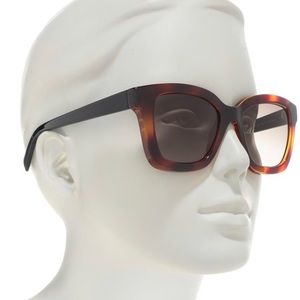 Salvatore Ferragamo 53mm square sunglasses tortoiseshell
